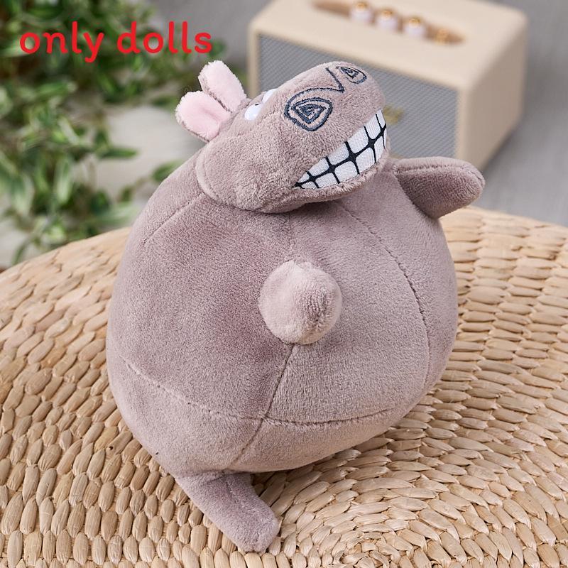 Hippopotamus Unicorn And Giraffe Plush Toy Keychain Pony With Soft Short Plush For Collectors And Decor
