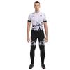 Santic Men's Dreamland Cycling Tights, Padded Cycling Pants, Racer Pants, UV Protection, Cycling Wear, White, Size 2XL
