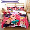 3pcs KPop Demon Hunters MIRA1 Design Cover Set - HD Printed Bedding with 1 Cover and 2 Pillowcases - Perfect for Home and Dorm Decor