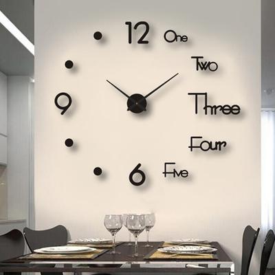 1Pc 3D Wanduhr Spiegel Wand Aufkleber Kreative Diy Wanduhren Modernes Design Stumm Quarz Nadel Uhr Wohnkultur