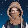 Unisex Warm Hat Neck Gaiter Warm Trapper Hat for Skiing Skateboarding Thick Windproof Ushanka Hat for Cold Weather