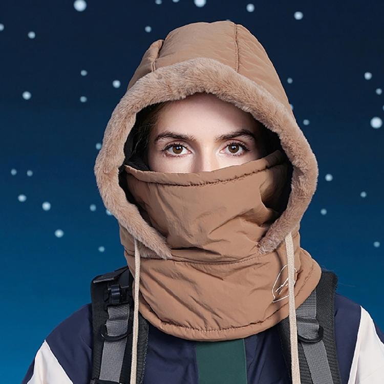 Unisex Warm Hat Neck Gaiter Warm Trapper Hat for Skiing Skateboarding Thick Windproof Ushanka Hat for Cold Weather