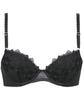 Bra plump and natural roundness for a cotton blend on the skin side of the cup Up small and large BL A80 [Wing/Wacoal] AA-G cup, bust-up, [Natural