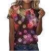 Color Heart Star 3D Print T-Shirts Women Fashion Casual Short Sleeve T Shirt Y2k Harajuku Streetwear Tees Top Female Clothing