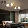 Copper Modern Nordic LED Chandelier For Living Room Bedroom Dining  Kitchen Ceiling Pendant Lamp Gold Glass Ball Light G9
