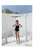 South Korea 1011 New Swimsuit Women, Split Skirt Student Belly Conservative Hot Spring Swimsuit One-piece Ins Style