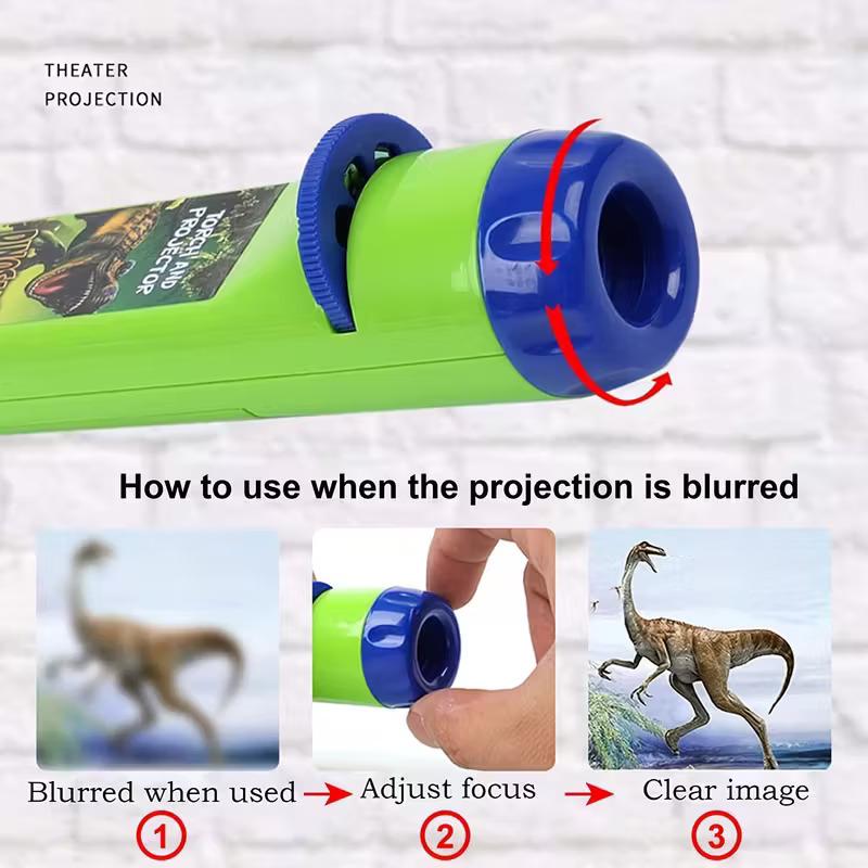 Popular Children's Luminous Projector Flashlight Toy for International Markets