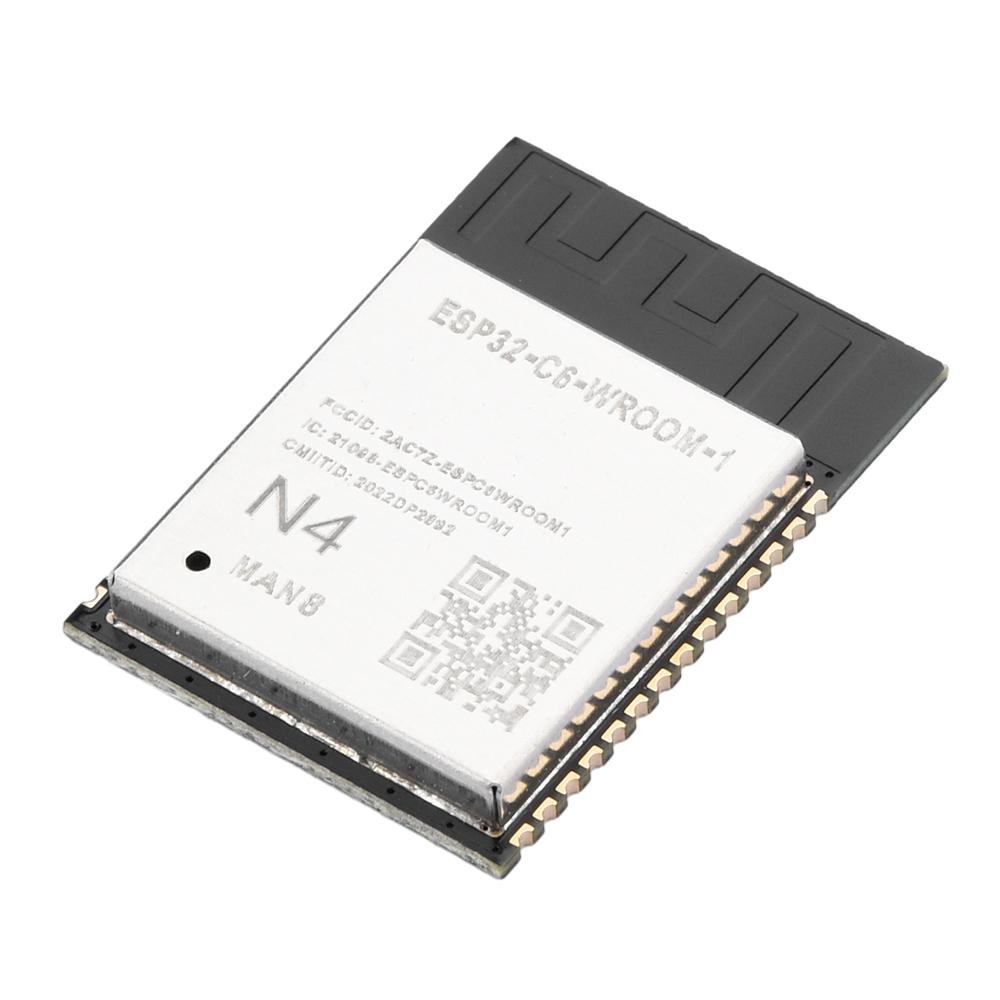 

ESP32-C6-WROOM-1 WiFi Bluetooth-compatible ESP32 Wireless Module 4MB 8MB 16MB Flash For Development Board