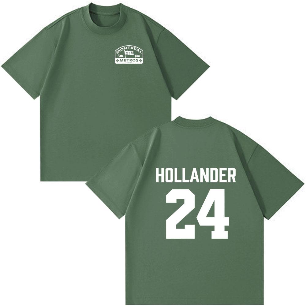 

Heated Rivalry Shane Hollander 24 Montreal Metros Tshirts Unisexs Women Clothing Funny Fashion Style Streetwear Summer Couple Tees 4XL