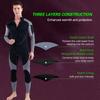 3mm Neoprene Wetsuit for Men Front Zip Full Body Diving Suit for Snorkeling Surfing Scuba Diving Swimming