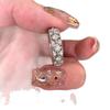 S925 Sterling Silver Rhombus Zircon Lace Ring for Women - Vintage Light Luxury Style