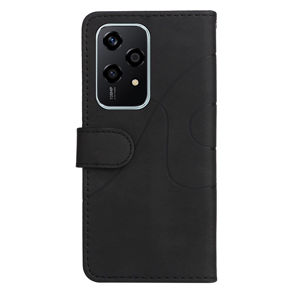 For Honor 200 Lite Leather Case Wallet Stand Color Splicing Phone Cover