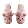 Cat Cotton Slippers Couple's Cute Cartoon Home Thick Warm Plush Soft Bottom Slippers