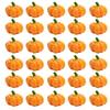 30Pcs Miniature Artificial Pumpkins Statue Mini Resin Pumpkins Figurines Tiny Resin Pumpkin Micros Landscape Decorations