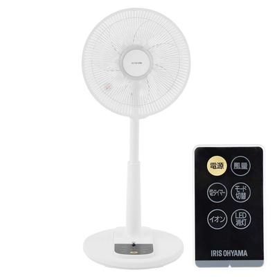 Iris Ohyama Negative Ion 7 3 Livelli di Aria Timer Remoto Soggiorno Ventilatore Bianco, Modalità, Lame, Oscillante, Volume, Controllo, Funzione, Ventilazione, Ventilatore,