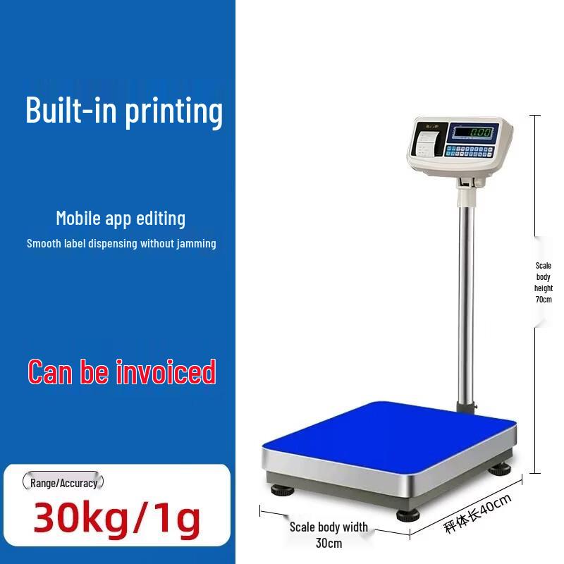 Hao Zhan HZ-T700 Label Printing Platform Scale (CN version)