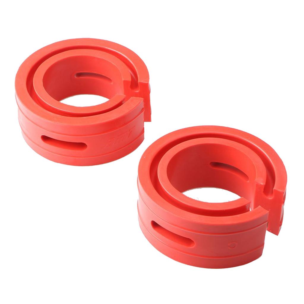 2 Pcs Car Spring Shock Absorber Flexible Rubber Bumper Shock Buffer Power Cushion Coil Spring Spacer C