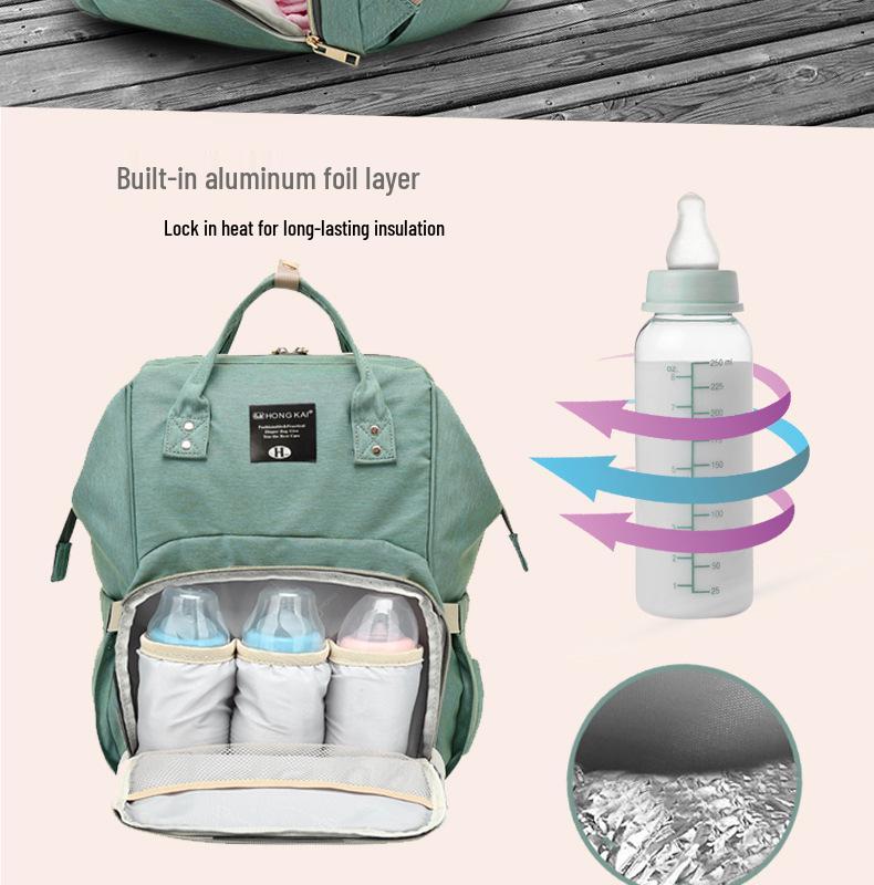Waterproof Multifunctional Mom & Baby Backpack - Large Capacity, Wear-resistant, Dry/Wet Separation, Lightweight