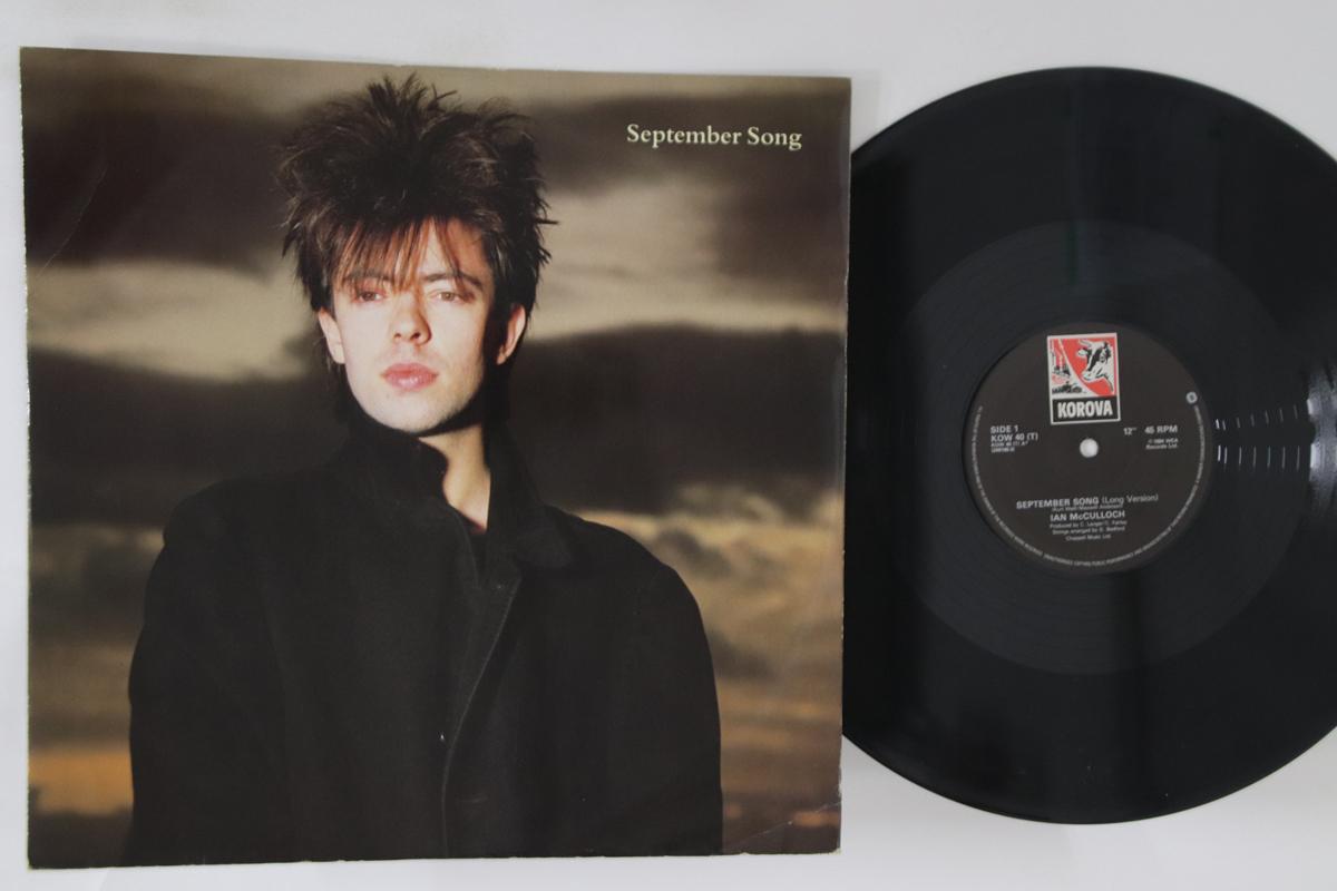 

12inch Record IAN MCCULLOCH - September Song / Cockles And Mussel KOW40T,2491960 Korova, WEA 1984 UK Rock Used