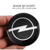 4 ks 56mm Stylingové nálepky odznaků krytů středů kol pro Opel OPC Corsa Astra J Insignia Vectra Zafira Meriva Mokka Antara Safari