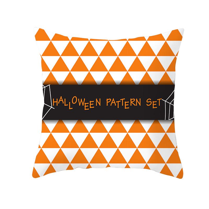 Halloween Pumpkin Pillowcase Decorative Sofa Cushion Case Bed Pillow Cover Home Decor Car Cushion Cover Cute Pillow Case 45*45cm