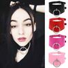 Hot Exaggerated Punk Style O-ring Necklace Jewelry Explosion Style Street Nightclub PU Leather Collar