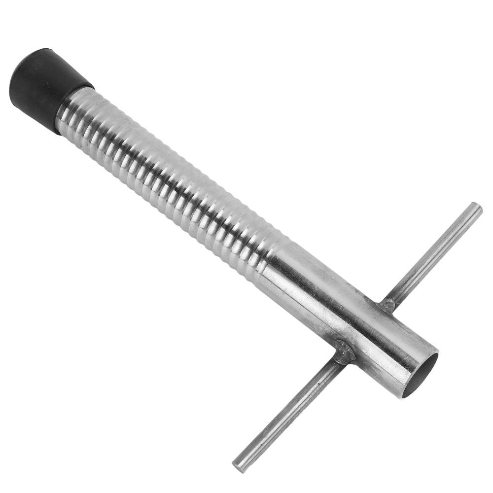 2PCS Stainless Steel Ice Augers Wearproof Ice Nail Portable Fishing Ice Drill  Outdoor Camping