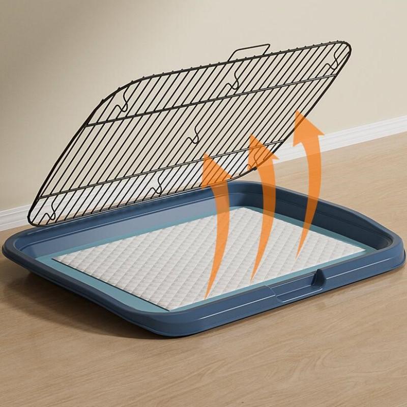 Dog Toilet Sand Litter Box Puppy Training Indoor Dog Toilet Stainless Steel Litter Box for Dogs Poop Collector Dogs Toilets