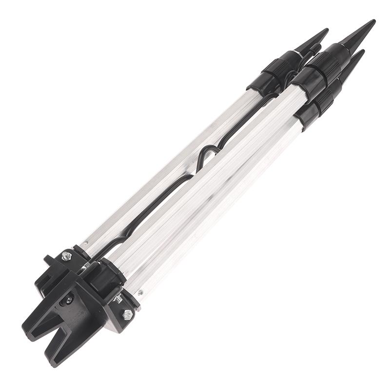 1Pc Telescopic Bracket Holder Sea Pole Support Frame 3-Fold Aluminum Alloy Fishing Rod Rest Base Load-Bearing Tripod Stand