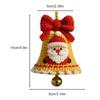 Christmas Bells Ornament Knitted Santa Hanging Bells Christmas Tree Decorations For Indoor Outdoor Decoration