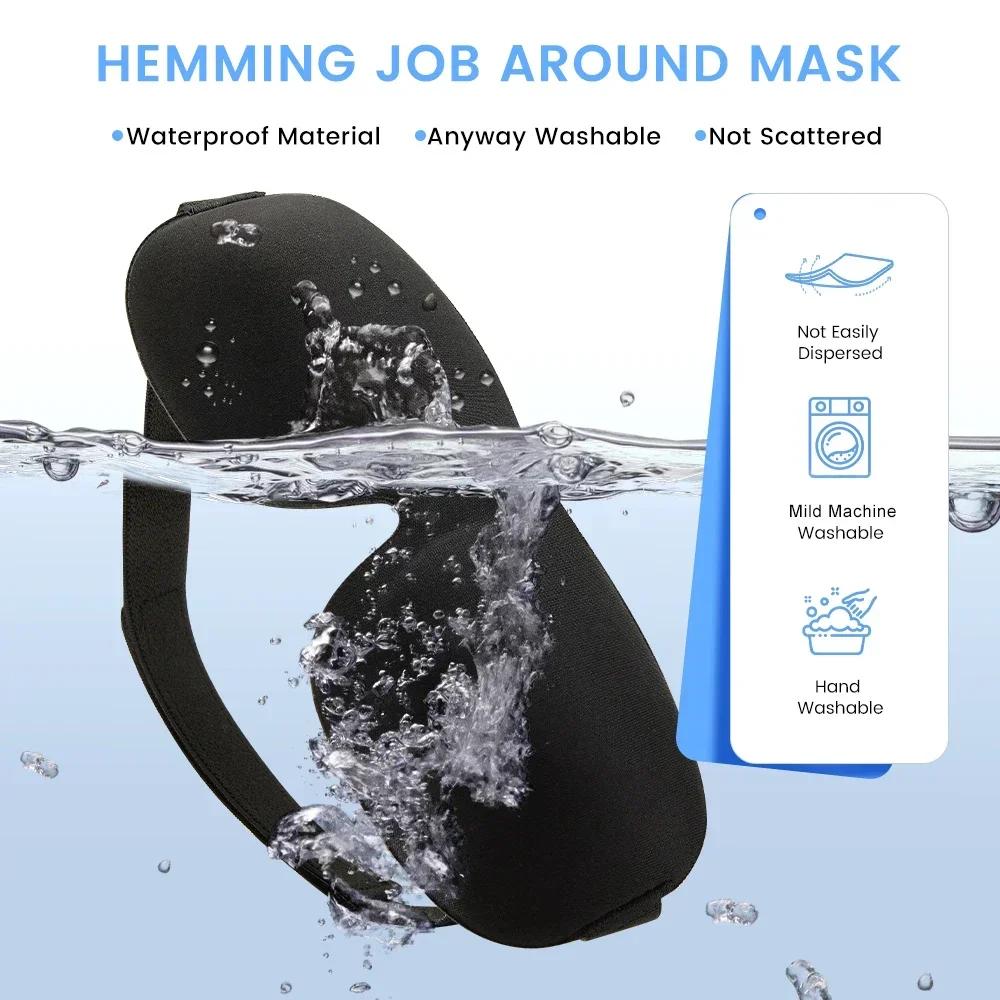 3D Sleeping Eye Mask Shading Breathable Eye Cover Natural Sleeping Eye Mask Memory Foam Block Night Mask Blindfold for Sleep