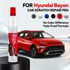 Dla Hyundai Bayon Pisak do naprawy lakieru Zaprawka Usuwanie zarysowań DIY Akcesoria samochodowe Czarny Biały Niebieski Szary