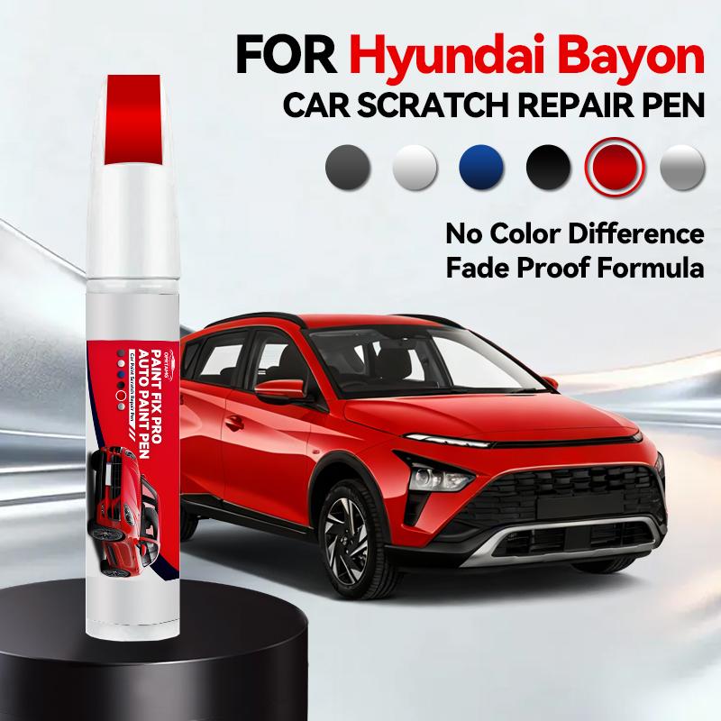 Gorący Samochód Dedykowany Do Hyundai Bayon Pisak do Naprawy Lakieru Zaprawka Usuwanie Rysów Akcesoria Samochodowe DIY Czarny Biały Niebieski Szary