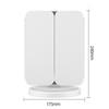LED Three-folded Sides Portable Makeup Mirror Touch Screen LED Makeup Mirror Makeup Accessories