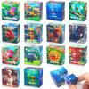 Magnetic 2/5Pcs Block Diy Puzzle Assembly My World Block Toy Magnetic Suction 2Cm Large Particle Cartoon Puzzle Puzzle