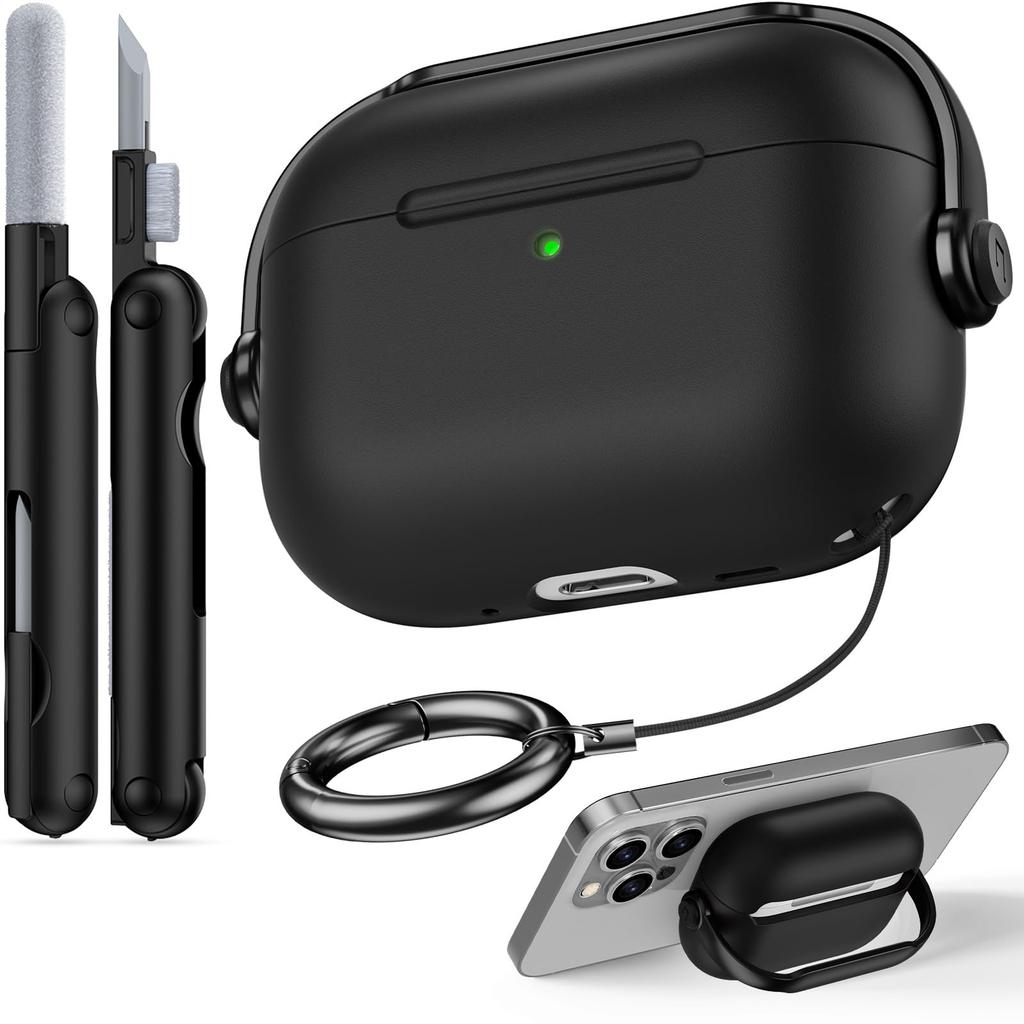 For AirPods Pro 3 Case 2025 with Cleaner Kit for Apple AirPods Pro 3rd Generation Case Safety Lock AirPod Pro 3 Case Accessories