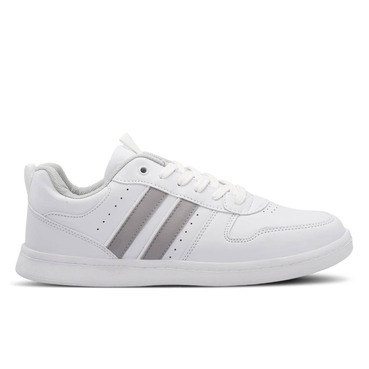

IDENTY-White / Gray Men s Sneakers 40 белый/серый