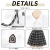 Sexy JK Uniform Cosplay Popular and Sailor Mini Checked Pleated and Perfect for High School and College Perfect for Photo School Cultural Entrance and