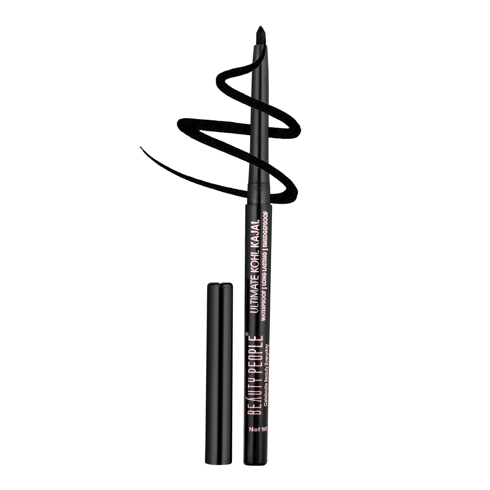 Beauty People Ultimate Kohl Kajal | Waterproof | Long Lasting | Smudge Proof (Black, 0.35 GM)