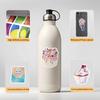 50Pcs Cute Style Birthday Coming Soon Graffiti Water Cup Suitcase Decoration Children’S Stickers