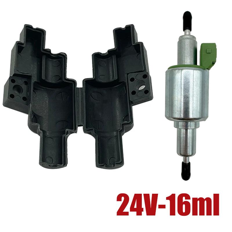 12V 24V 2-5KW Air Diesel Heater Oil Fuel Pump + Cover For Webasto Eberspacher Parking Heater Pulse Meter Pump 16/22/28/32ML