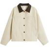 INMAN Retro Boho Colorblock Lapel Jacket