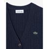 Lacoste Women S Cable V Neck Cardigan Af299e 54n 166 q2nAf299e 54n166