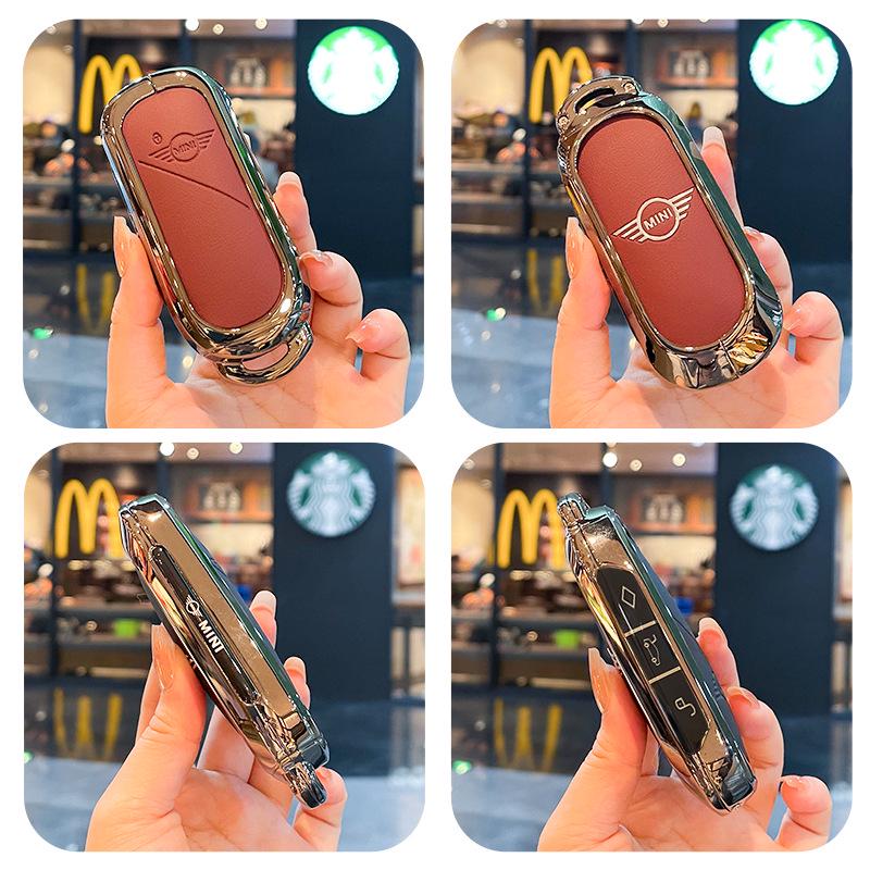 Compatible BMW Mini Key Case: Fits 25 Models, New Energy Countryman Shell, Cooper Electric Buckle.