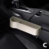 Car Storage Box Organizer Universal Car Seat Slit Pocket Catcher Organizer Central Control Slot Box Card Phone Key Pocket