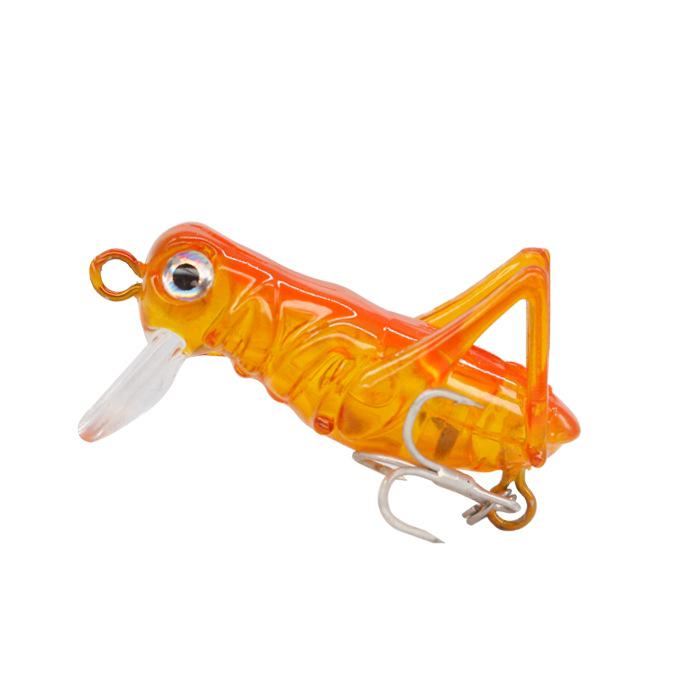 Grasshopper Surface Lure: 3g-9g Bionic Insect Bait for Carp, Silver Carp, Mandarin Fish, and Culter.