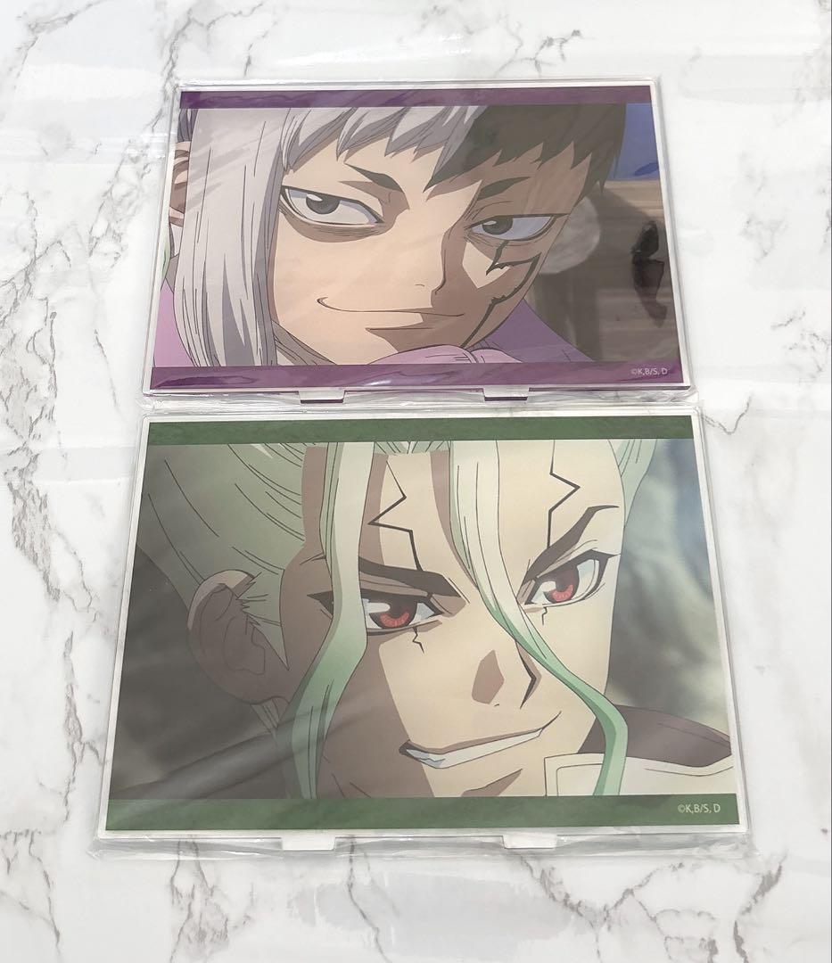 

[USED] Dr. STONE Scene Big Acrylic Stand Senku Ishigami and Gen Asagiri
