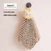 Children's Hanging Chenille Hand Towel: Thick, Absorbent, Odor-Resistant, Lint-Free, Quick-Dry.