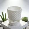 Root Control 3D Printed Flower Pot Plastic Decorative Succulent Plant Basin Flowerpots Breathable Growing Pots Green Plants
