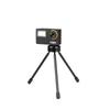 Metal Mini Tripod Stand for Gopro Camera Video Vlog Camera Monopod Tabletop Handheld with 1/4” Screw Ring Light Phone Gimbal